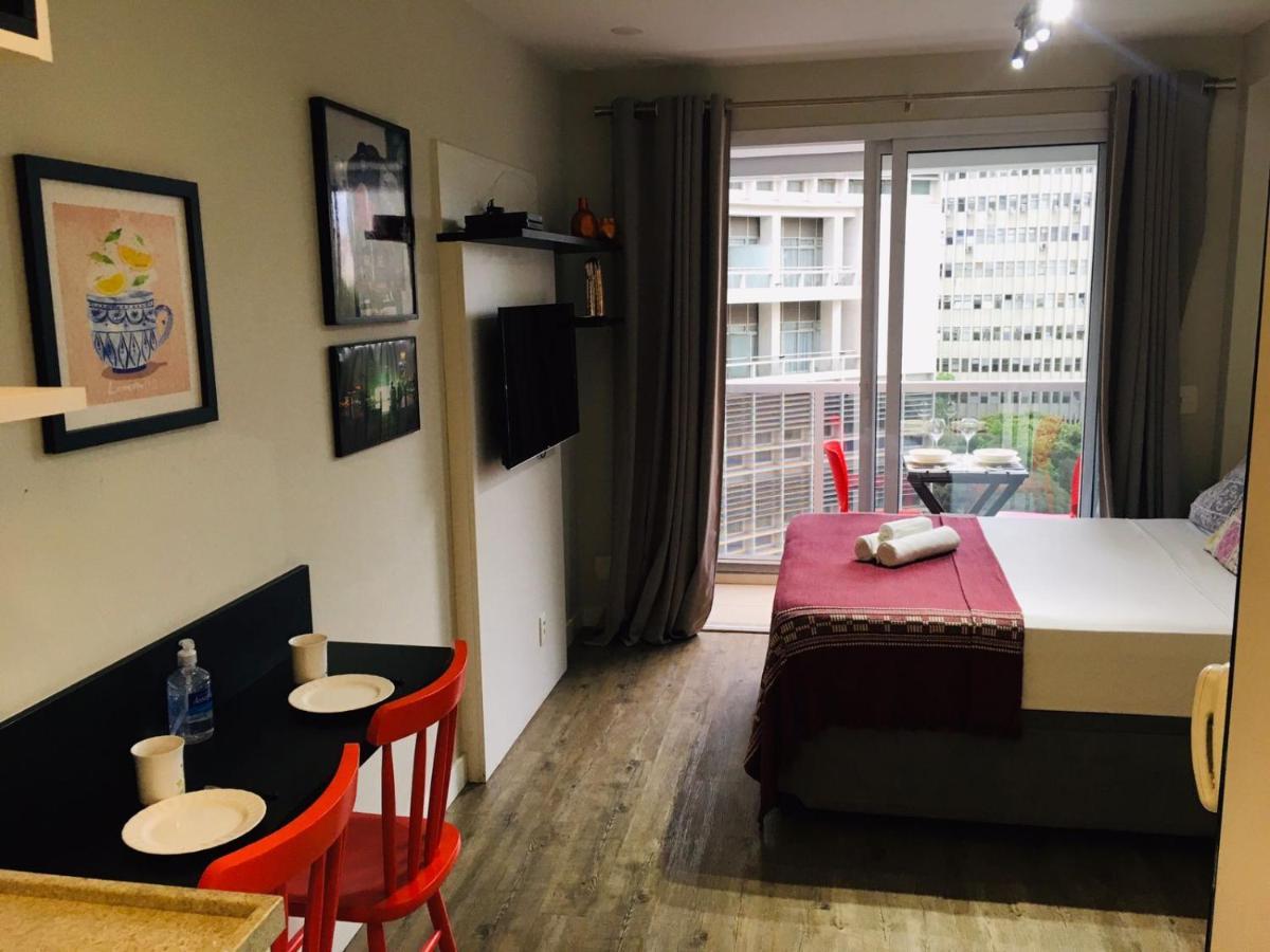 Studio Charmoso Com Terraco E Vista! San Paolo Esterno foto